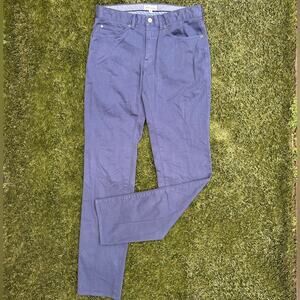 Peter Millar Sateen 5 Pocket Pants Super Soft Stretch Vintage Wash Casual 30x34